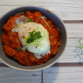 温玉のせチリコンカン丼